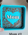 Baha Ranch 3d Print Western Longhorn Cowboy Cowgirl Accessory Tooled Tray