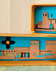 3d New Mexico Adobe Display Accessory Trinket Tray Box