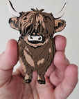 3D Highland Cow Farm Magnet Gift Set