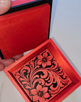 Baha Ranch 3D Tooled Gift Box - choice of colors and sizes
