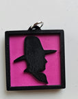 3D Print Picture Necklace on Deerskin Leather Western Cowboy Horse Hat Boot Made in America