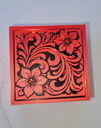 Baha Ranch 3D Tooled Gift Box - choice of colors and sizes