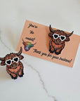 Bag of 25 -Boutique 3d Printed Package Inserts Cool Highland Brown Cow Made in America