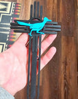 3D New Mexico Zia Magnet or Bookmark or Keychain or Earrings