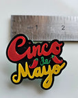 Set of 5 - 3D Print Mexico Cinco de Mayo Cactus Mariachi Sugar Skull Pins Made in America
