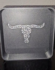 Baha Ranch 3d Print Western Longhorn Cowboy Cowgirl Accessory Tooled Tray