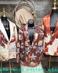 Yeehaw Cowboy Vintage Western Retro Blazer