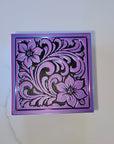 Baha Ranch 3D Tooled Gift Box - choice of colors and sizes