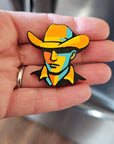 3d Printed Farm Western Longorn Horse Cow Magnet Made in America