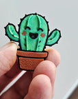 3d Happy Cactus Hat Pin