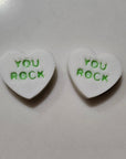 3d Printed Candy Conversation Heart Pins or Earrings Made in America
