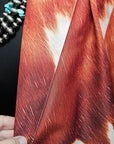 Baha Ranch Cowhide Print blazer