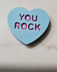 3d Printed Candy Conversation Heart Pins or Earrings Made in America