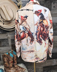 Yeehaw Cowboy Vintage Western Retro Blazer