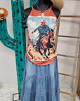 Baha Ranch Ranching Western Tank Top
