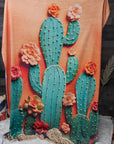 Beautiful Cactus 60x80 Throw Blanket Made in USA