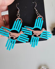 3D New Mexico Zia Magnet or Bookmark or Keychain or Earrings
