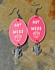 3D Printed Word Salad Earrings
