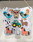 3d Farm Animal Cow Horse Tractor Magnets - Build your own farm - choice of styles