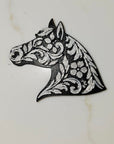 Baha Ranch Year of the Horse Tooled 3d Print Bookmark Keychain Hatpin Magnet Purse Charm Made in America