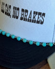 Round Turquoise Bead Trucker Hat Chain