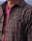 Waimea Overshirt Brown Charcoal Palaka