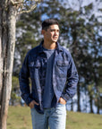 Waimea Overshirt Blue Camo
