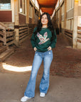 Sequin Duck Camo Patch Sweatshirt