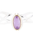 Shine Bright Amethyst Cuff Bracelet