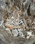 Elegant Snaffle Bit Pendant Necklace With Vintage Western Style Chain For Equines
