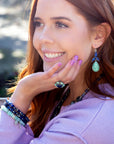 Soledad Blue Denim Lapis & Amazonite Sterling Silver Ring
