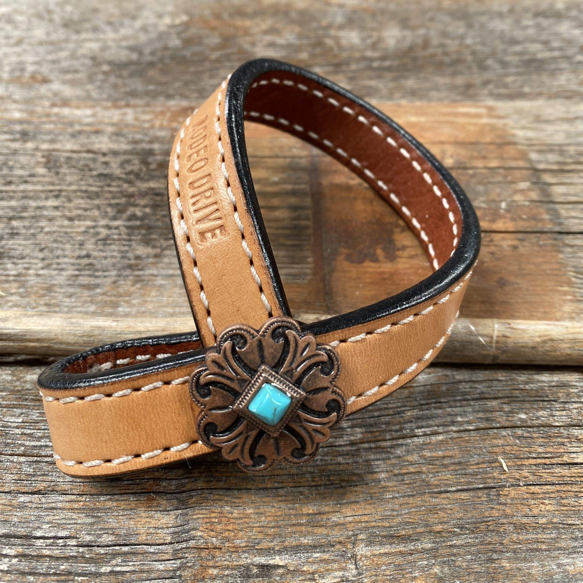 Western Light Oil Rustic Tie Down Keepers