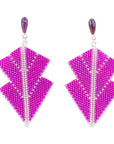 Straight To The Point Seed Bead Earrings