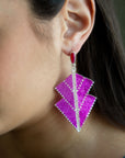 Straight To The Point Seed Bead Earrings