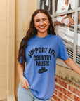 Support Live Country Music Graphic Tee