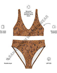 Yeehaw Tooled Leather Print Bikini
