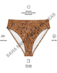 Yeehaw Tooled Leather Bikini Bottom