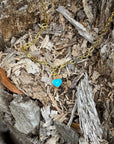 Turquoise Heart Gold Chain Necklace