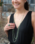 Two Row Green Aventurine Necklace