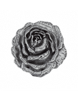 Antique Silver Rose Concho 1.5"  W108AL