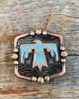 Copper Thunderbird Concho 1” W116S