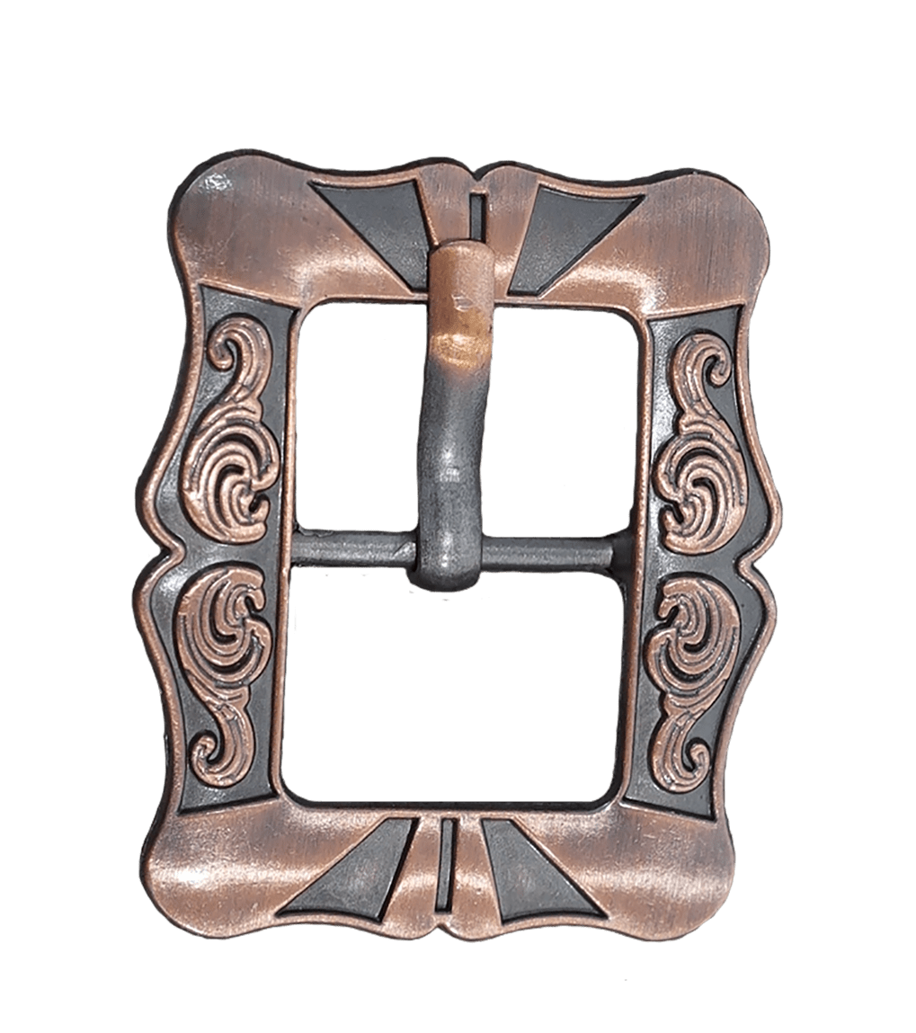 Small Copper Cart Buckle W158B