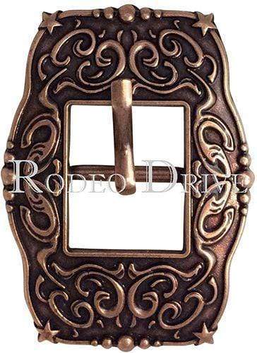 Small Star Copper Cart Buckle W176B