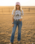 Where The Boots Meet The Bucks Graphic Tee