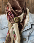 35X35" Cherry Blossom Wild Rag / Scarf - Slide W125L WRC406C