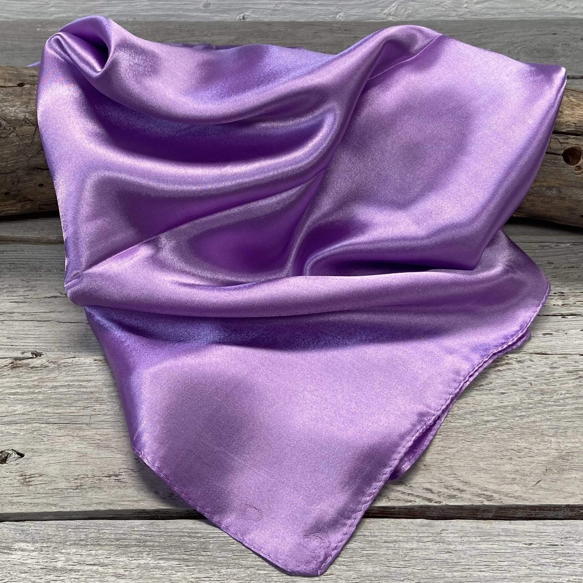 35X35"  Solid Lavender  Wild Rag / Scarf WRS13