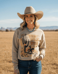 Wild West Cactus Graphic Sweatshirt