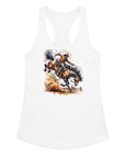 Rodeo Cowboy Women’s Fitted Racerback Tank Top