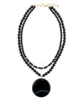 Xavier Black Onyx Pendant Necklace