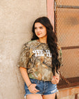 Yee-Haw Tree Camo Graphic Tee